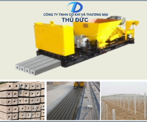 Máy đúc cọc rào bê tông