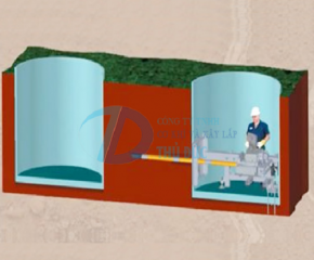 Máy khoan định hướng lắp ống ngầm